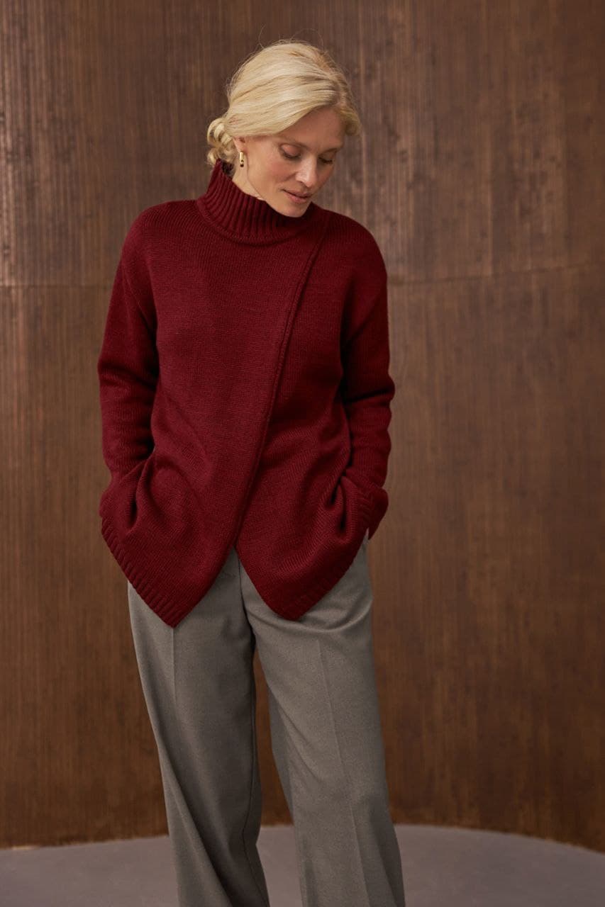 Светр на запах