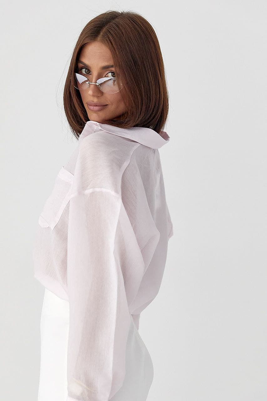 Смугаста прозора сорочка