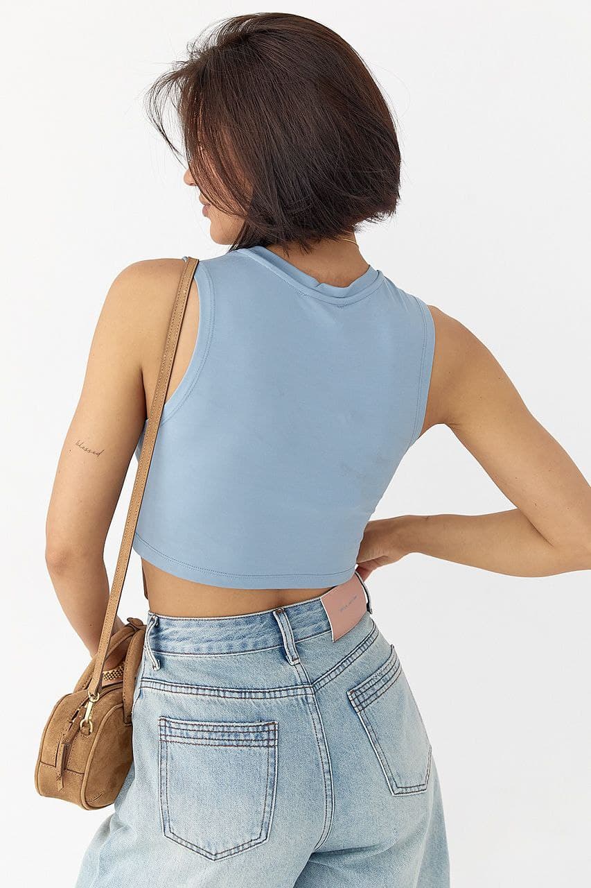 Еластична майка-топ