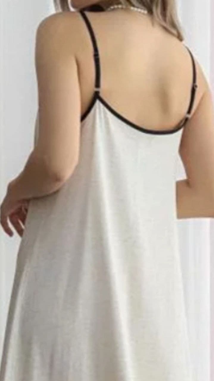 Лляний сарафан максі — 2