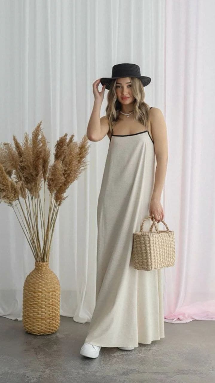 Лляний сарафан максі — 3