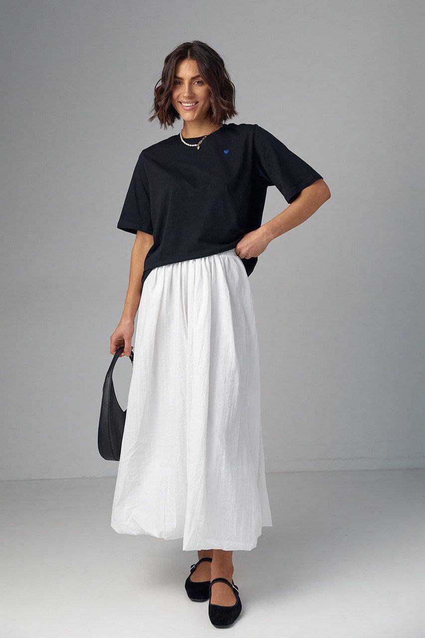 Довга спідниця а-силуету з резинкою на талії — 2