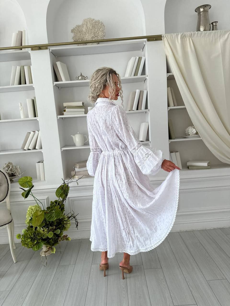 Сукня з прошви та мереживом — 1