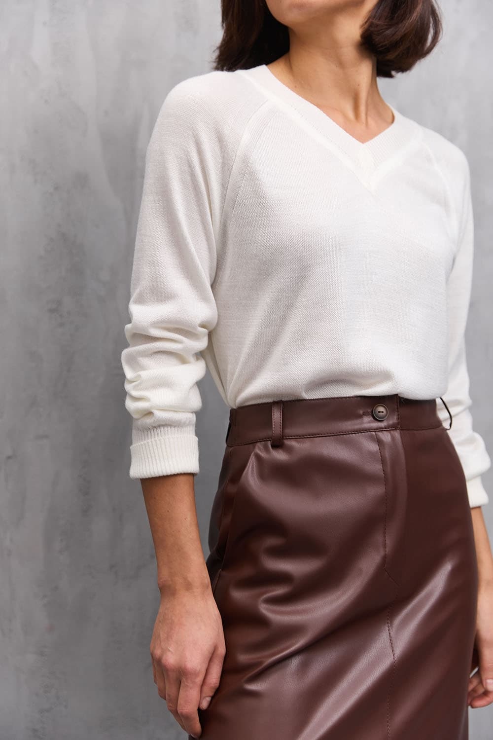 Джемпер з V вирізом — 5