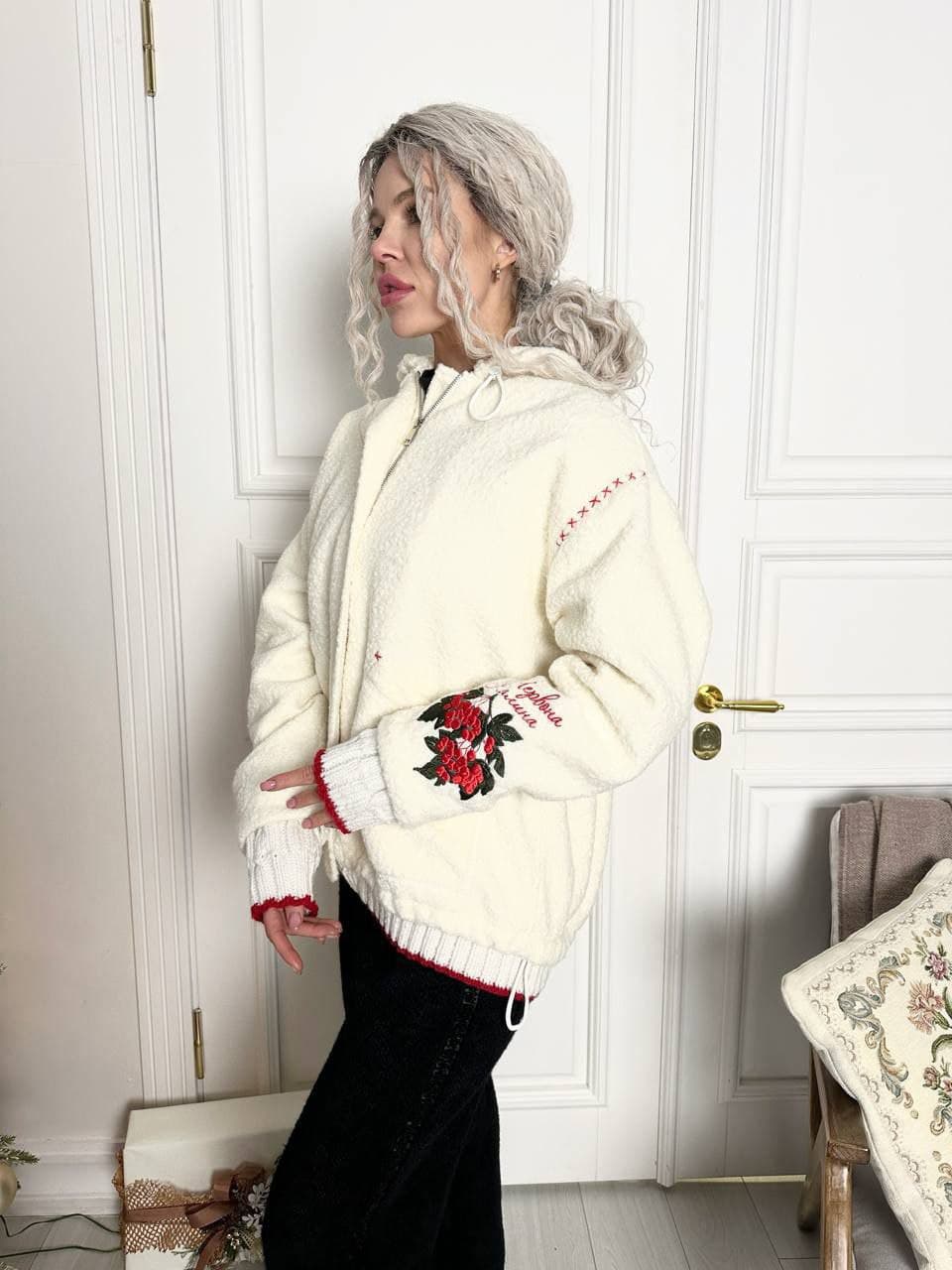 Бомбер з вишивкою Калина — 3