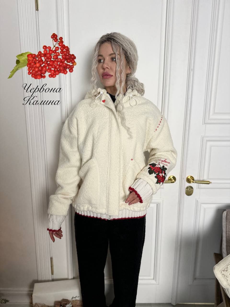 Бомбер з вишивкою Калина — 4