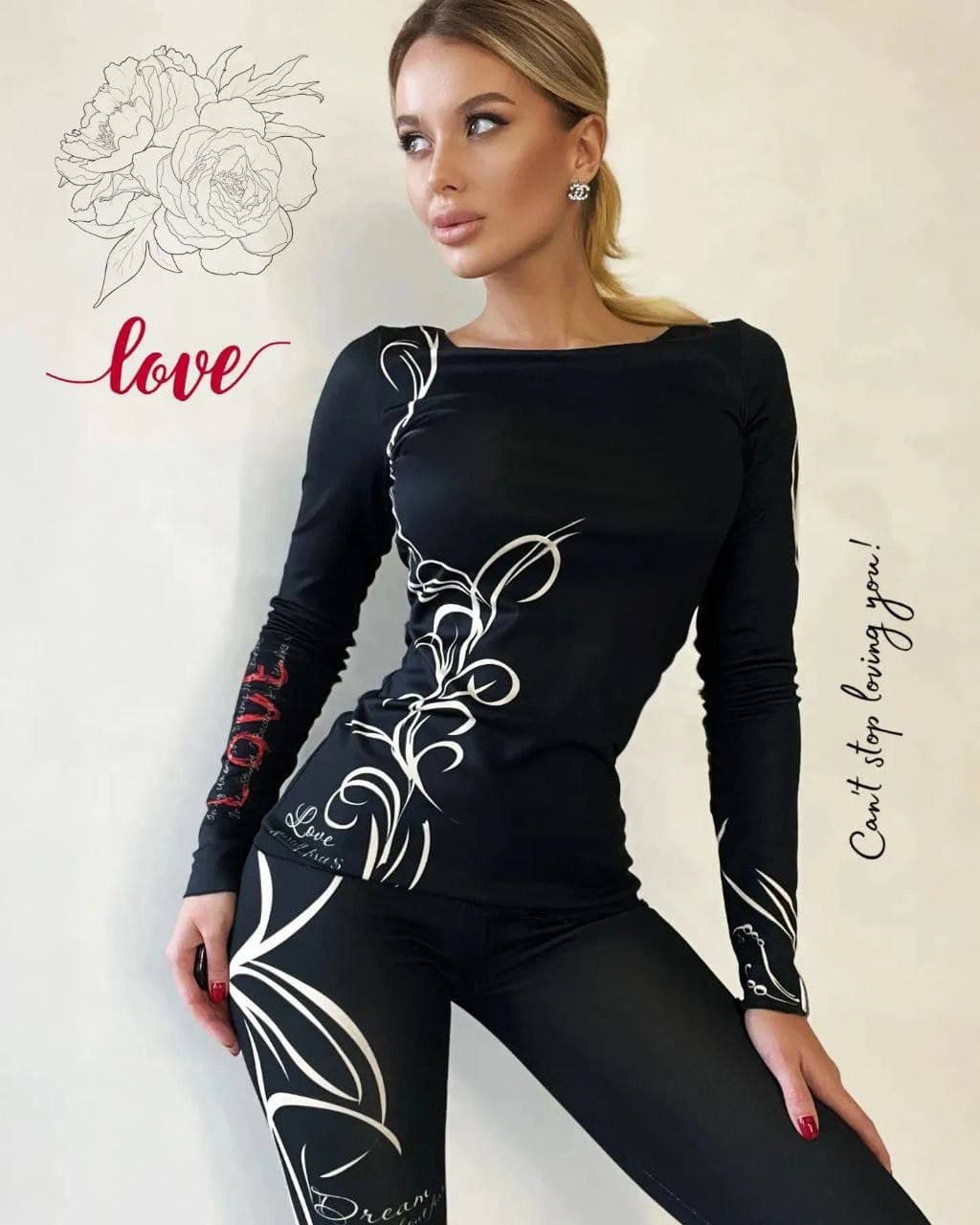 Легінці і лонгслів «LOVE» — 1