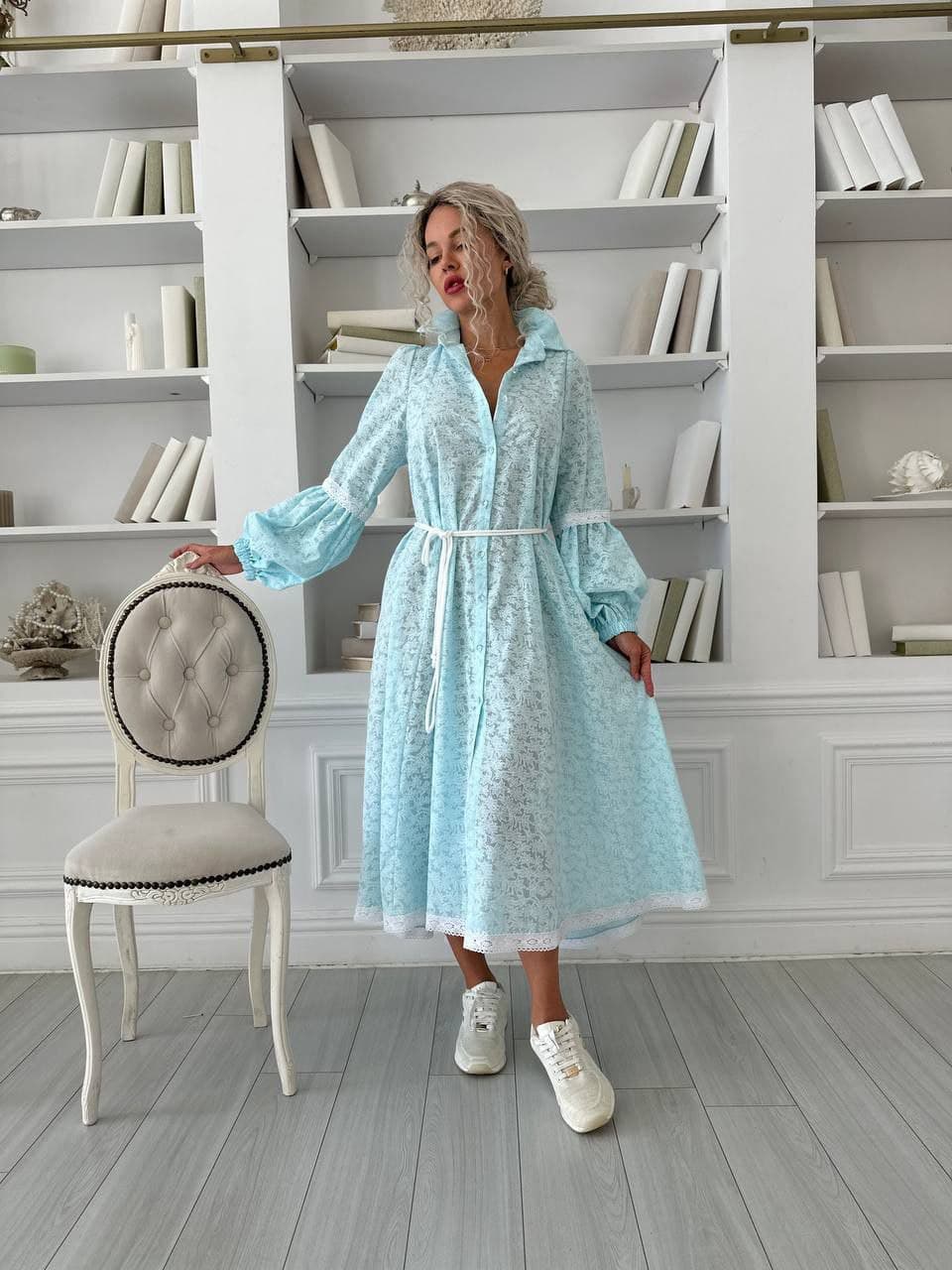 Сукня з прошви та мереживом — 3