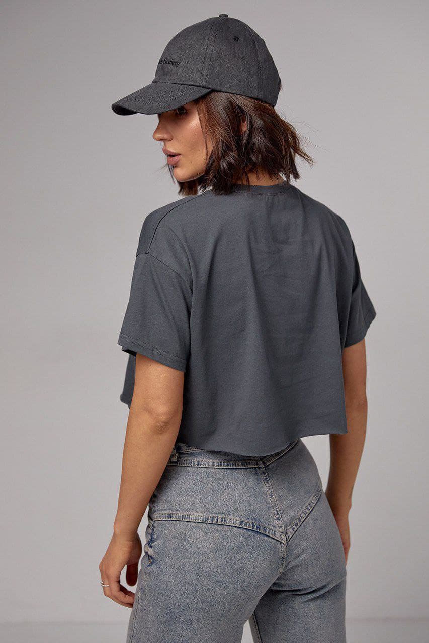 Укорочена жіноча футболка «Nasa» — 4